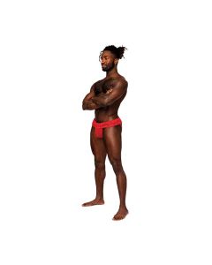 Sassy Lace Skirt Jock Red