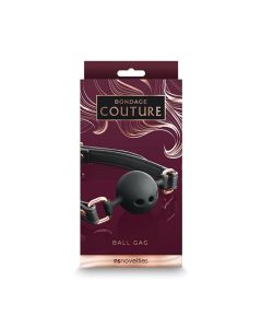 Bondage Couture Ball Gag - Black
