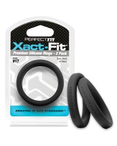 Perfect Fit Xact Fit #17 - Black Pack of 2